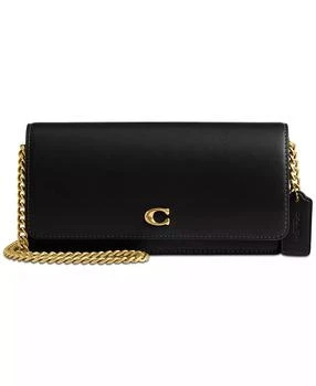 Coach | Refined Leather Essential Long Wallet on Chain,商家Macy's,价格¥1653