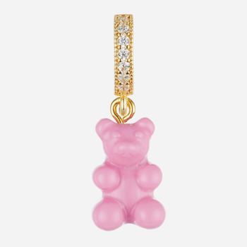 Crystal Haze | Crystal Haze Women's Pave Nostalgia Bear Pendant - Candy Pink商品图片,5.9折起×额外7折, 额外七折