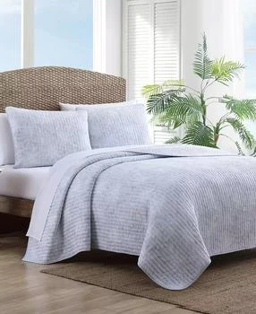 Tommy Bahama | Tommy Bahama Makena Blue Reversible 2-Piece Twin Quilt Set,商家Macy's,价格¥464