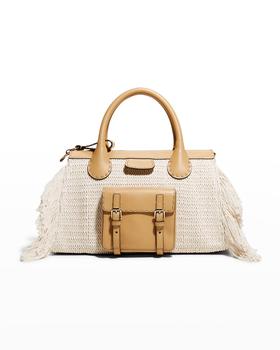 chloe tote真假, Chloé | Edith Medium Recycled Fringe Top-Handle Bag商品图片 