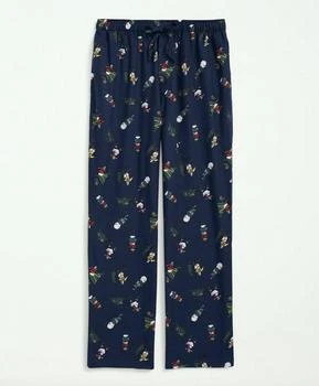 Brooks Brothers Cotton Flannel Holiday Henry Lounge Pants