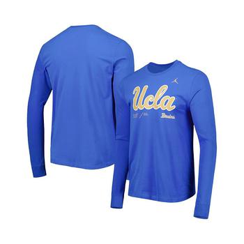 推荐Men's Brand Blue UCLA Bruins Team Practice Performance Long Sleeve T-shirt商品