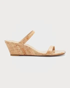 推荐Aleena Cork Wedge Slide Sandals商品