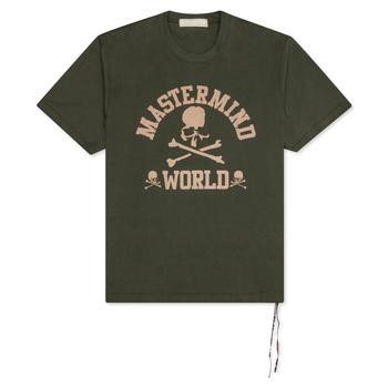推荐Mastermind World College Logo T-Shirt - Olive商品