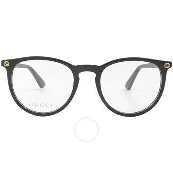 Gucci | GG0027O Demo Teacup Ladies Eyeglasses GG0027O 001 50,商家Jomashop,价格¥877