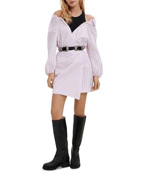 maje正品, Maje | Layered Look Faux Wrap Dress商品图片 5折