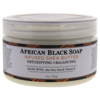 推荐Shea Butter Infused with African Black Soap Extract by Nubian Heritage for Unisex - 4 oz Lotion商品