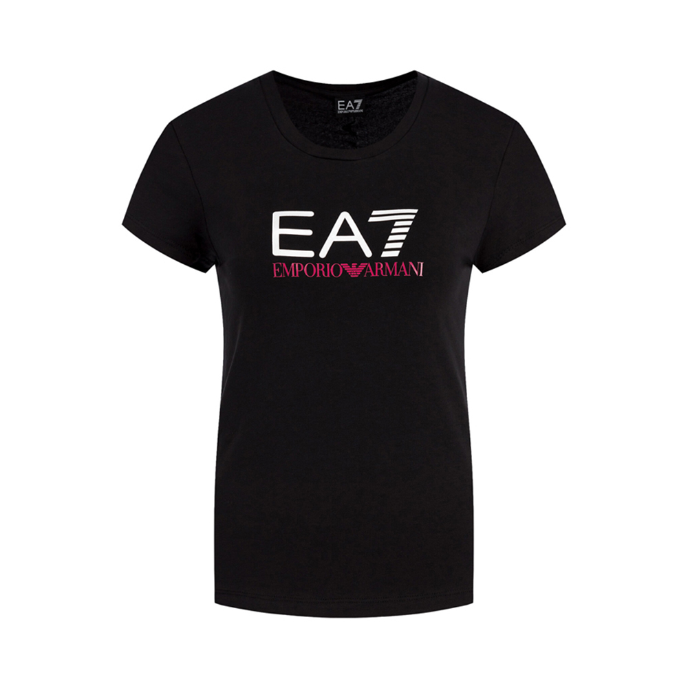 女士始祖鸟短袖, Emporio Armani | EMPORIO ARMANI 女士黑色棉质短袖T恤 8NTT63-TJ12Z-0217商品图片 独家减免邮费