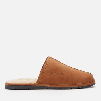 推荐Walk London Men's Langley Suede Mule Slippers - Tan商品