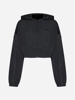 推荐Hooded cropped nylon jacket商品