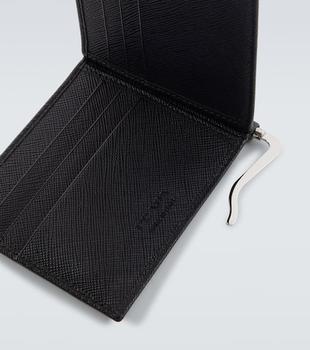 Prada Saffiano metal money clip wallet - Wallets - Free