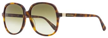 Longchamp | Longchamp Women's Square Sunglasses LO668S 214 Havana 58mm商品图片,3.9折