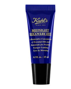 科颜氏高保湿水眼霜, Kiehl's | 午夜修复眼部精华霜，0.5盎司商品图片 