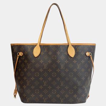 lv, [二手商品] Louis Vuitton | Louis Vuitton Brown Monogram Canvas Neverfull MM Shoulder Bag商品图片 9折