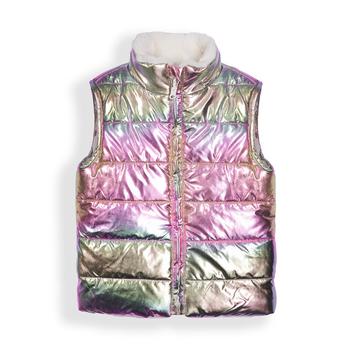 商品Big Girls Metallic Reversible Vest, Created For Macy's图片