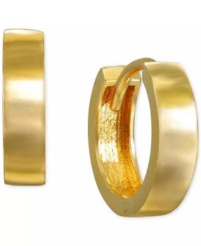 Macy's | High Polished Huggie Extra Small Hoop Earrings in 10k Gold, 1/2",商家Macy's,价格¥3085