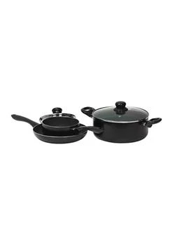 THE ROCK by Starfrit | Simplicity 5-Piece Cookware Set with Bakelite Handles,商家Belk,价格¥472