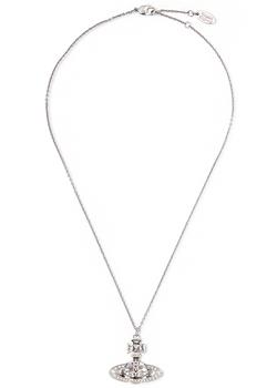 推荐Pina Bas Relief silver-tone orb necklace商品
