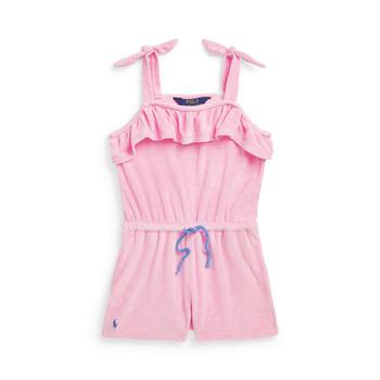 商品Ralph Lauren | Toddler and Little Girls Sleeveless Ruffled Terry Romper,商家Macy's,价格¥537图片