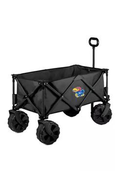 ONIVA | NCAA Kansas Jayhawks Adventure Wagon Elite All Terrain Portable Utility Wagon商品图片,