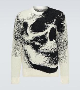 Alexander McQueen | Skull jacquard-knit sweater商品图片,