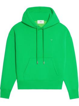 ami paris, AMI | AMI PARIS - Ami De Coeur Organic Cotton Hoodie商品图片 