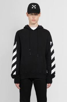 Off-White | OFF WHITE 男士黑色连帽卫衣 OMBB097C99FLE012-1001商品图片,独家减免邮费