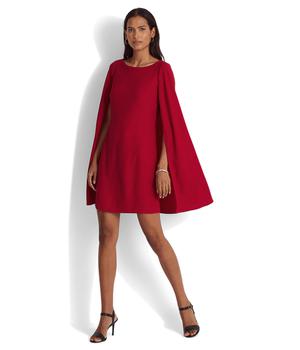 女装拉夫劳伦连衣裙, Ralph Lauren | Cape Georgette Cocktail Dress商品图片 