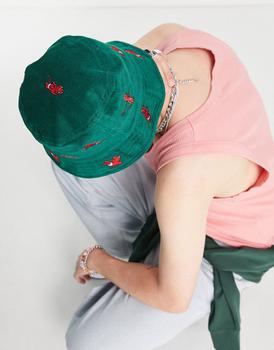 Rip N Dip | RIPNDIP devil babies corduroy bucket hat in green商品图片,