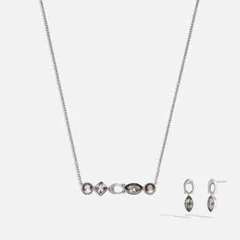 Coach | Coach Gemstone Earring And Necklace Set 