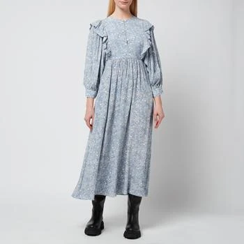 推荐Baum Und Pferdgarten Women's Alona Dress - Blue Helsinki Flower商品