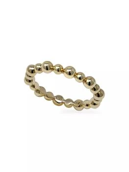 Anzie | Dew Drop 14K Yellow Gold Band Ring,商家Saks Fifth Avenue,价格¥5626