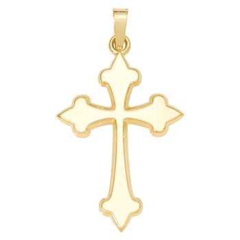 商品Macy's | Cross Pendant in 14k Yellow Gold,商家Macy's,价格¥837图片