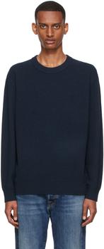 FRAME | Navy Cashmere Sweater商品图片,额外8.5折, 独家减免邮费, 额外八五折