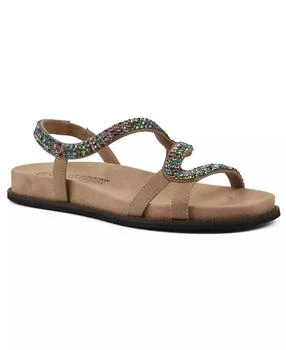 White Mountain | Women's Majorette Footbed Flat Sandals,商家Macy's,价格¥204