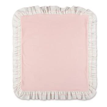 LA STUPENDERIA | La Stupenderia Chenille Ruffled-Trim Square Blanket 5.7折