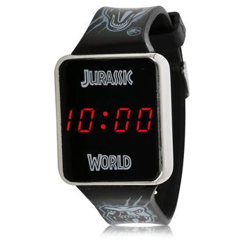 Accutime | Jurassic Park Kid's Touch LED Screen Black Silicone Strap Watch, 36mm x 33 mm商品图片,7折