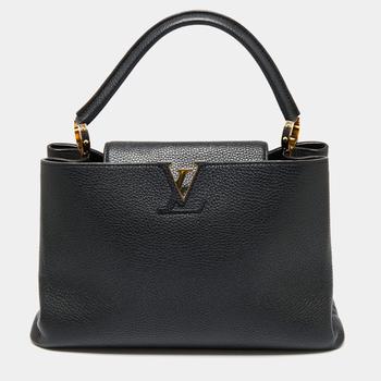 路易威登包评价, [二手商品] Louis Vuitton | Louis Vuitton Black Taurillon Leather Capucines MM Bag商品图片 7.7折, 满1件减$100, 满减
