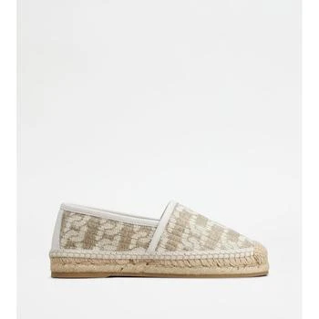 Tod's | Kate Espadrilles in Canvas and Leather,商家Premium Outlets,价格¥2579