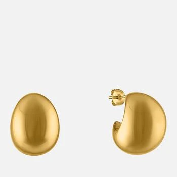 推荐Oma The Label Ewa 18 Karat Gold Plated Hoop Earrings商品
