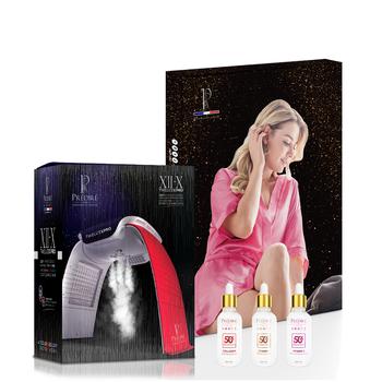 Predire Paris | Retinol, Collagen, and Vitamin C Skin Infusion Collection & Spa PRO LED Light Therapy Device-Pink Robe商品图片,额外8折, 额外八折
