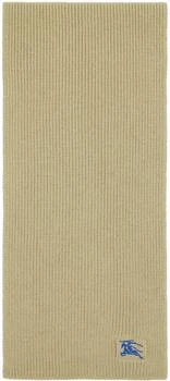 Burberry | Taupe Ribbed Cashmere Scarf 独家减免邮费