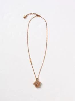 推荐Medusa Versace necklace in brass with set rhinestones商品