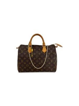 [二手商品] Louis Vuitton | X Louis Vuitton Monogram Speedy 30 Hand Shoulder Crossbody Bag Added Chain Insert M41108 Preowned 