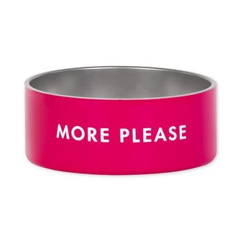 Kate Spade | Small Red and Pink Stainless Steel Dog Bowl,商家Macy's,价格¥223