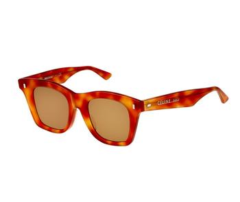 Celine | Brown Square Unisex Sunglasses CL40057F 53E 47商品图片,4.1折