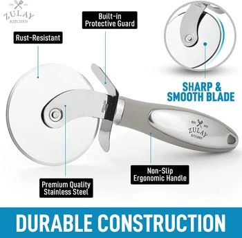 Zulay Kitchen | Premium Stainless Steel Pizza Slicer Wheel,商家Premium Outlets,价格¥75