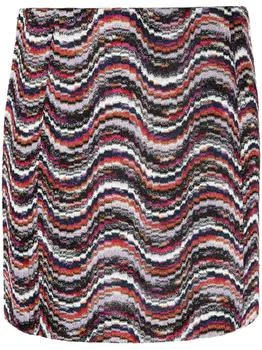 推荐MISSONI - Waves Pattern Mini Skirt商品