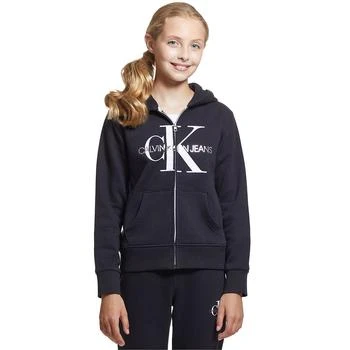 Calvin Klein | Calvin Klein Big Girl's Monogram Logo Hoodie,商家PROOZY,价格¥105