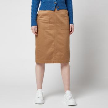 推荐Polo Ralph Lauren Women's Military Midi Skirt - Dark Beige商品